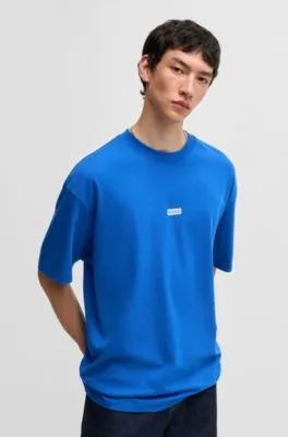 Camiseta de punto de algodón con logo del tema de la nueva temporada