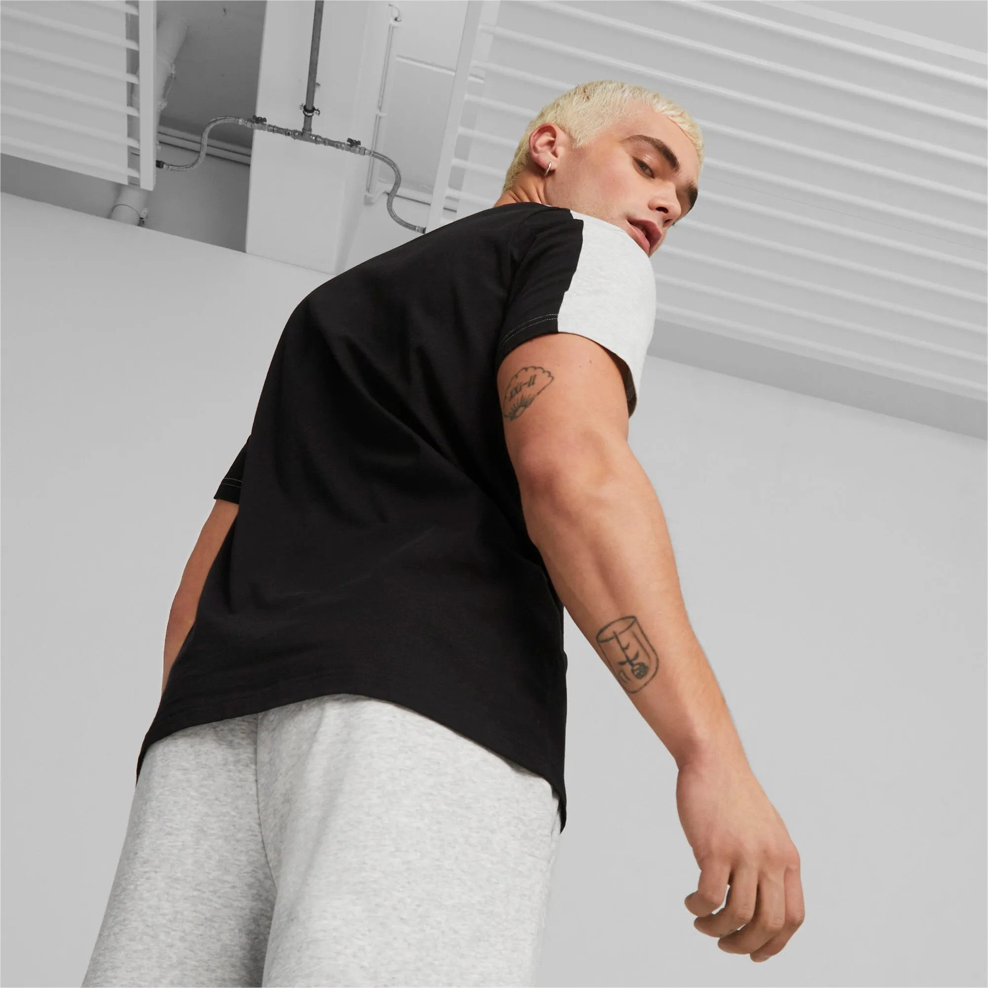 Camiseta Essentials Block X Tape Tee de Hombre