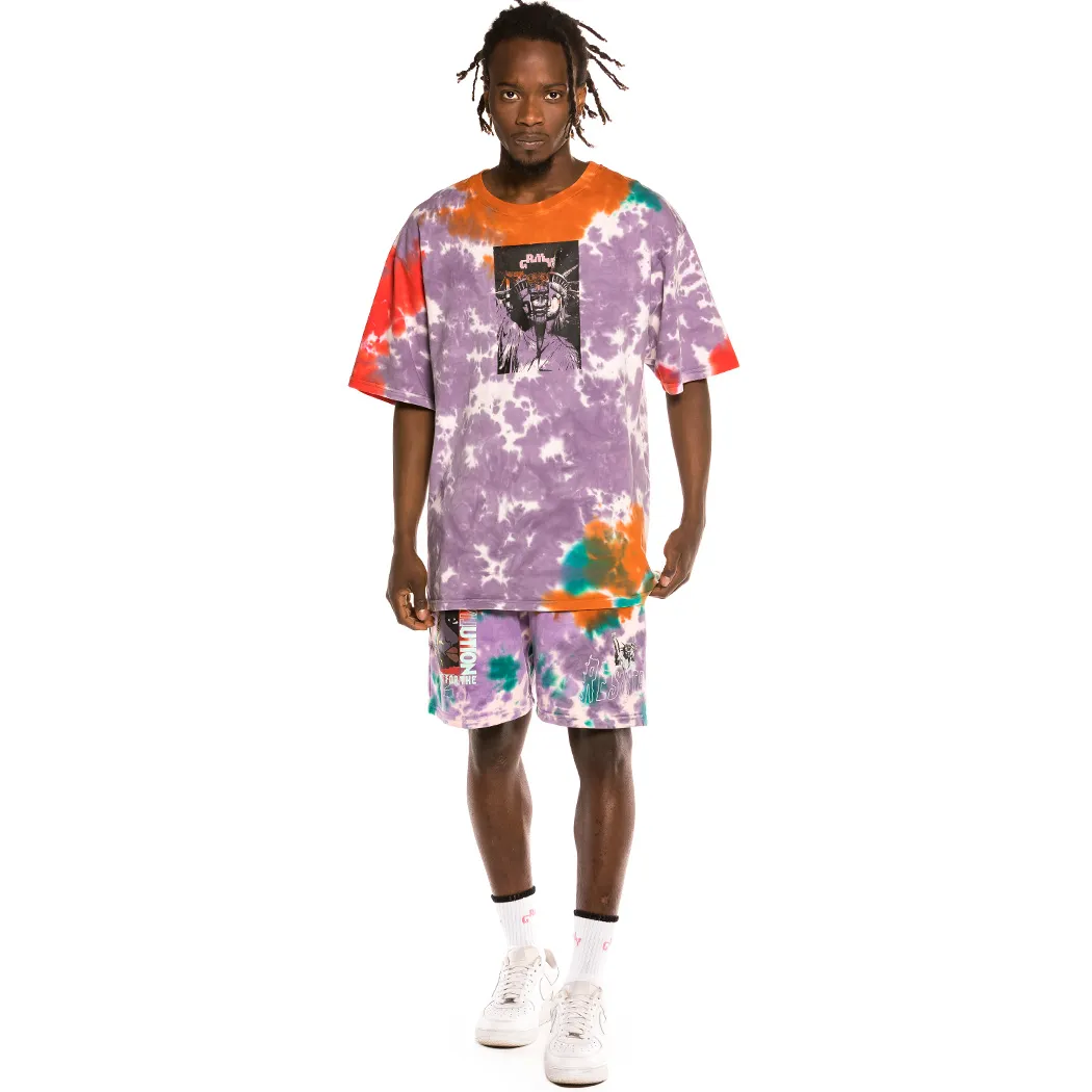 CAMISETA GRIMEY MANGA CORTA UNISEX “LIVEUTION MAGIC 4 RESISTANCE” – TIE DYE | SPRING 21 REF. GA584TDE MULTICO