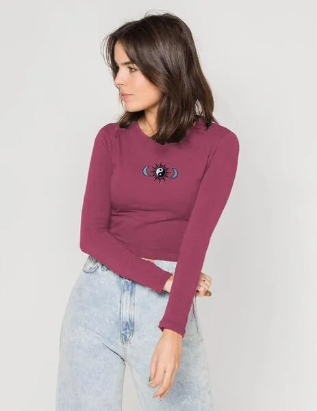 CAMISETA KAOTIKO MOON YIN YANG  CHERRY