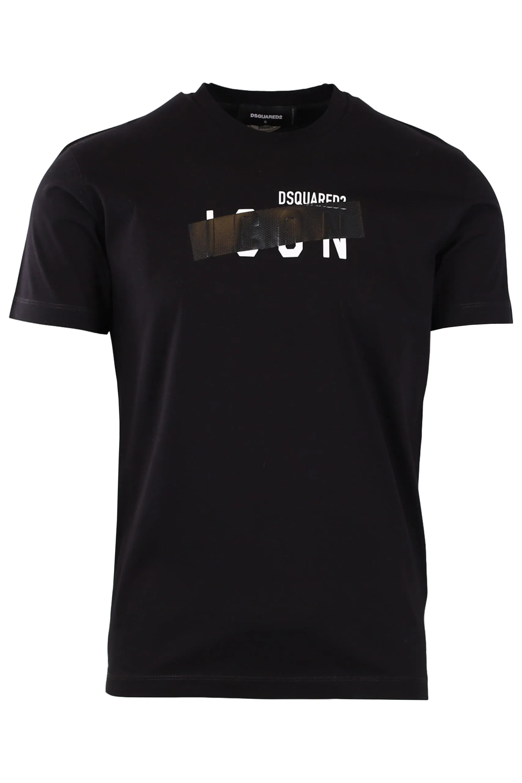 Camiseta negra con logotipo 