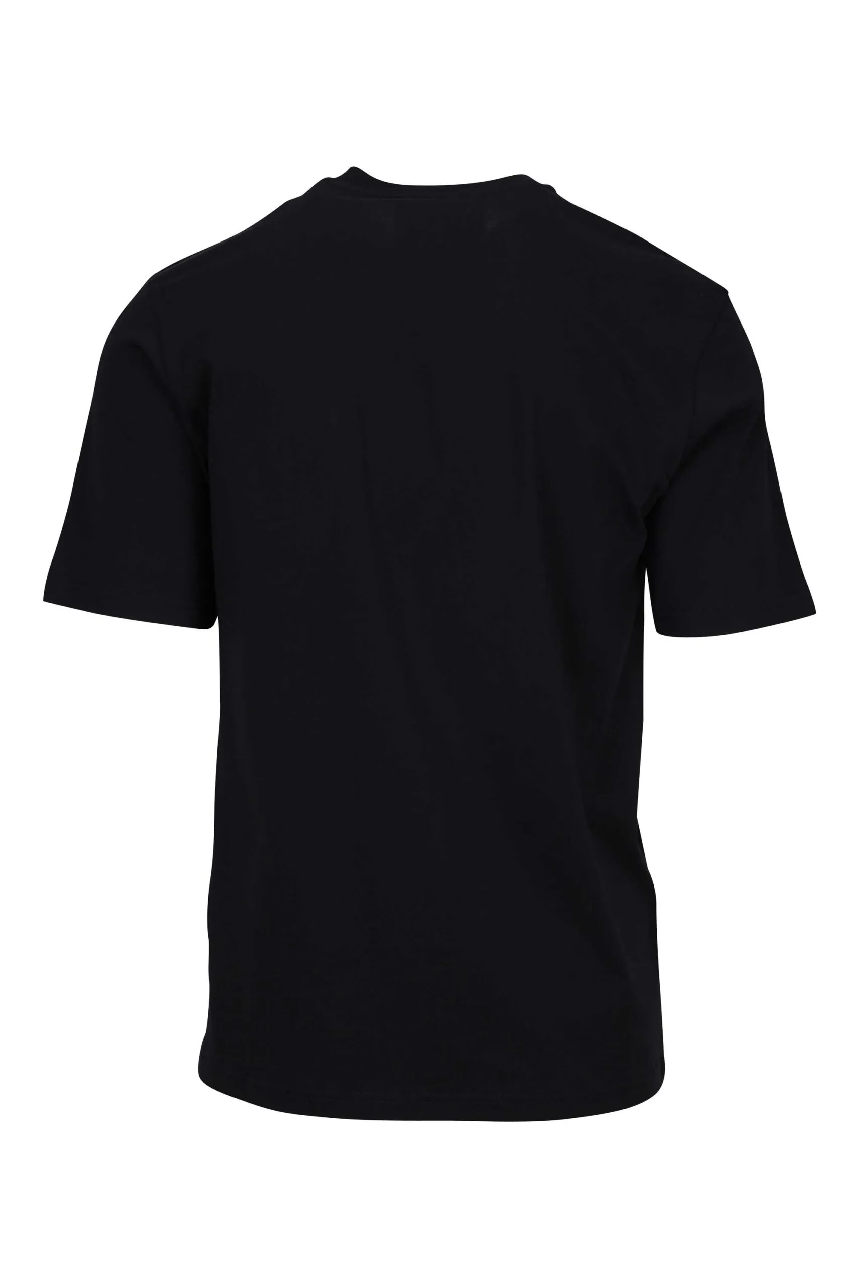 Camiseta negra con minilogo oso dibujo