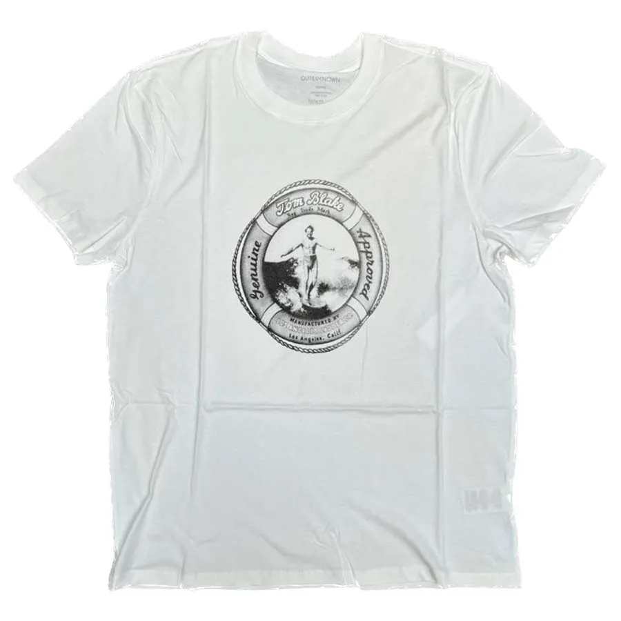 Camiseta Outerknown Tom Blake Waterman Tee Salt