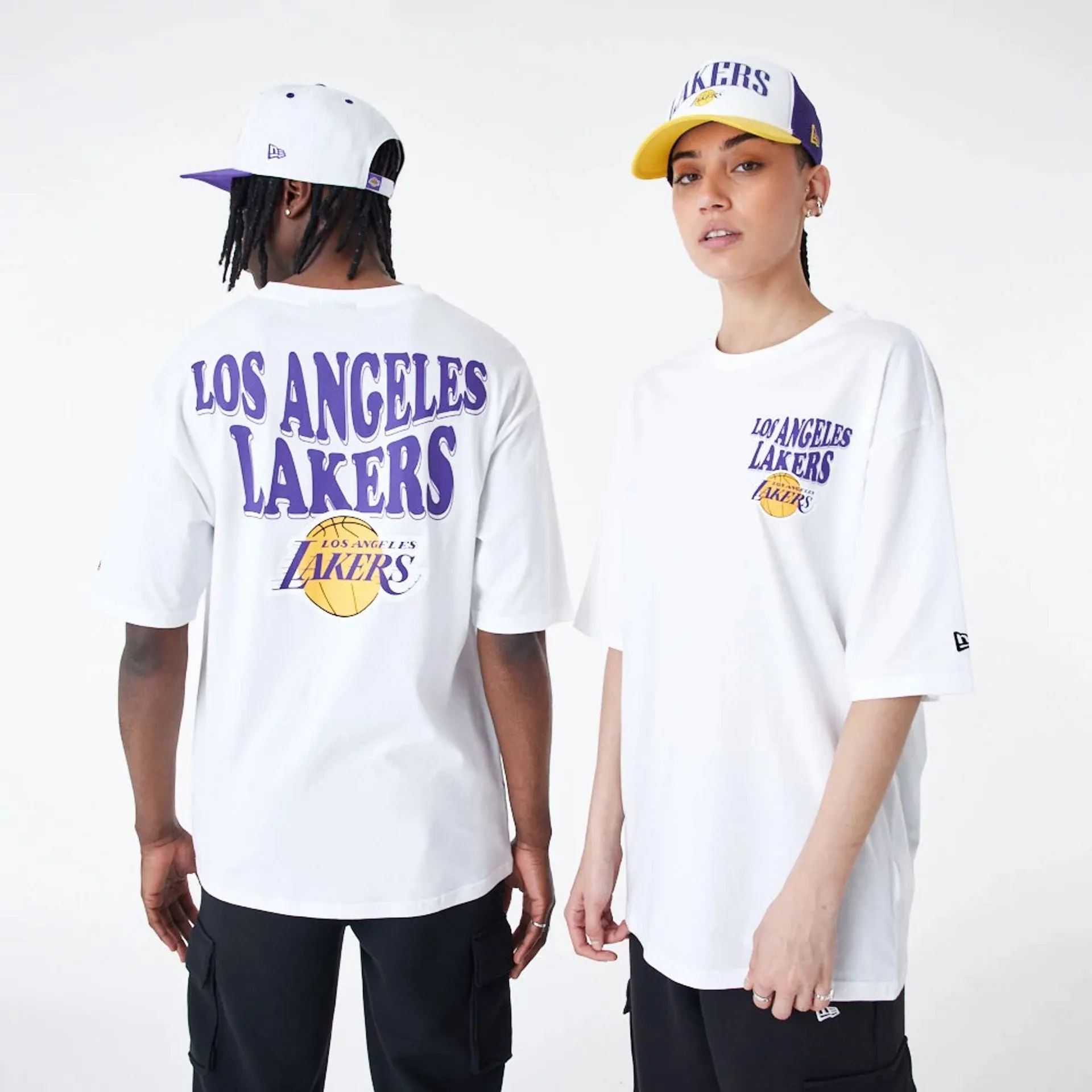 Camiseta Oversized LA Lakers NBA Script