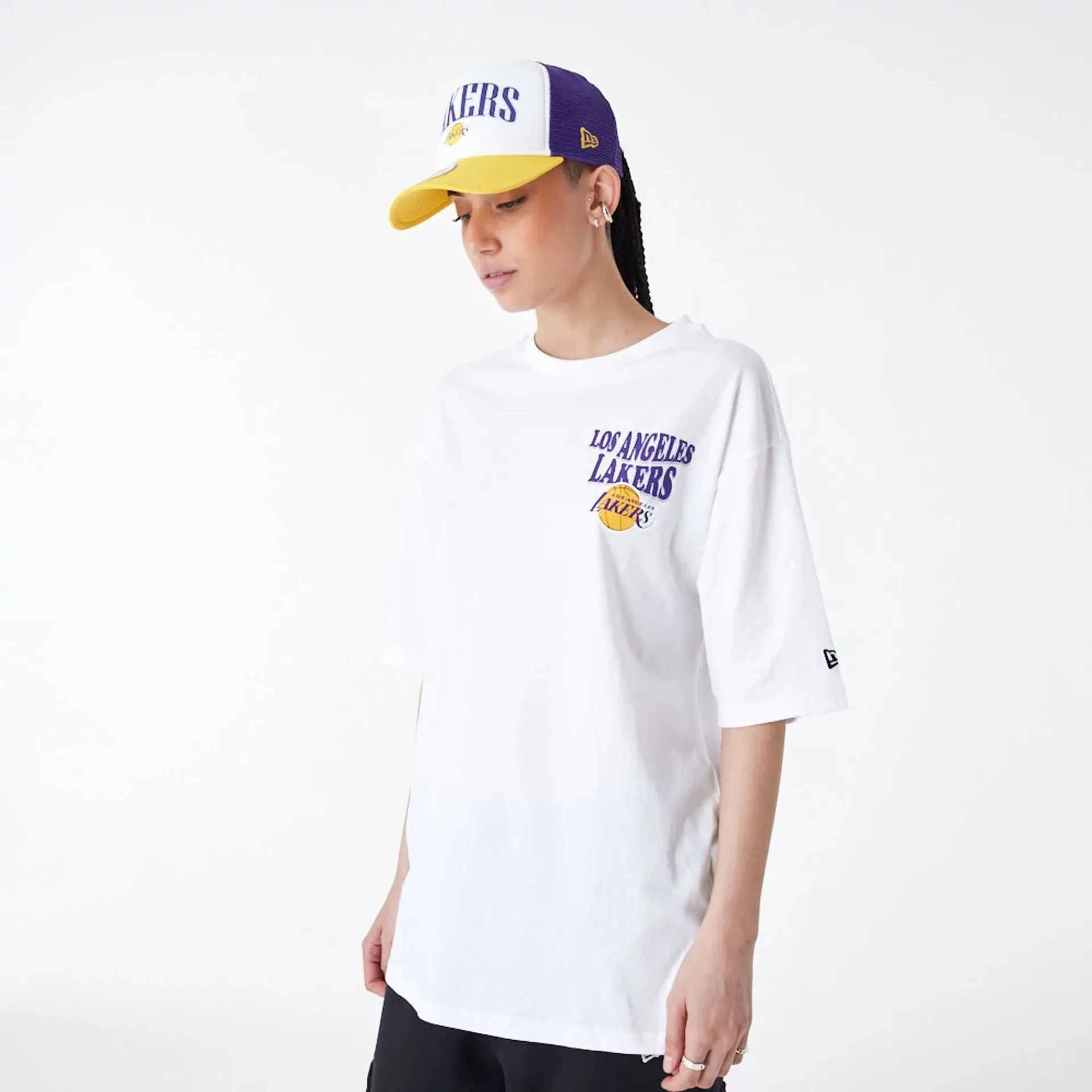 Camiseta Oversized LA Lakers NBA Script