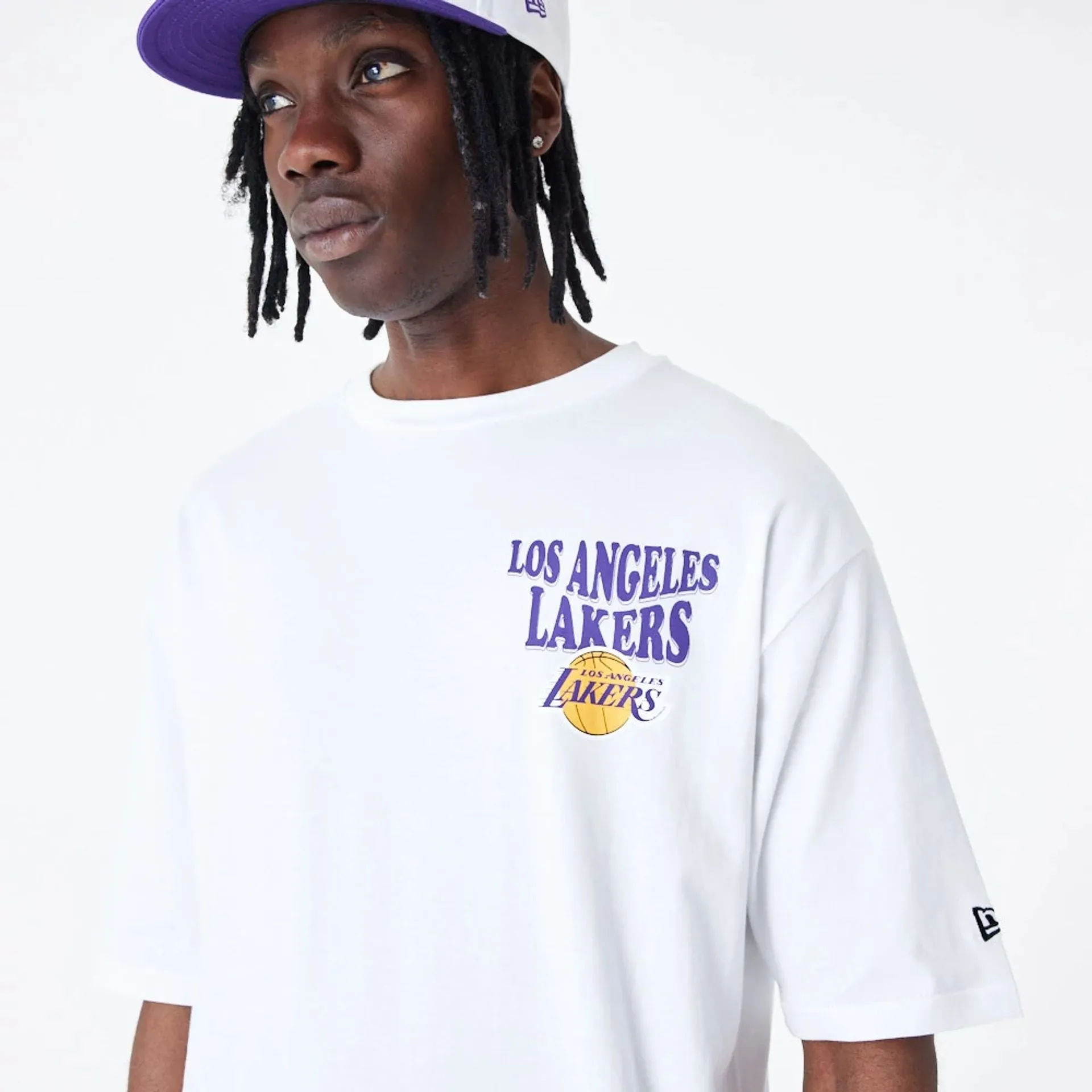 Camiseta Oversized LA Lakers NBA Script
