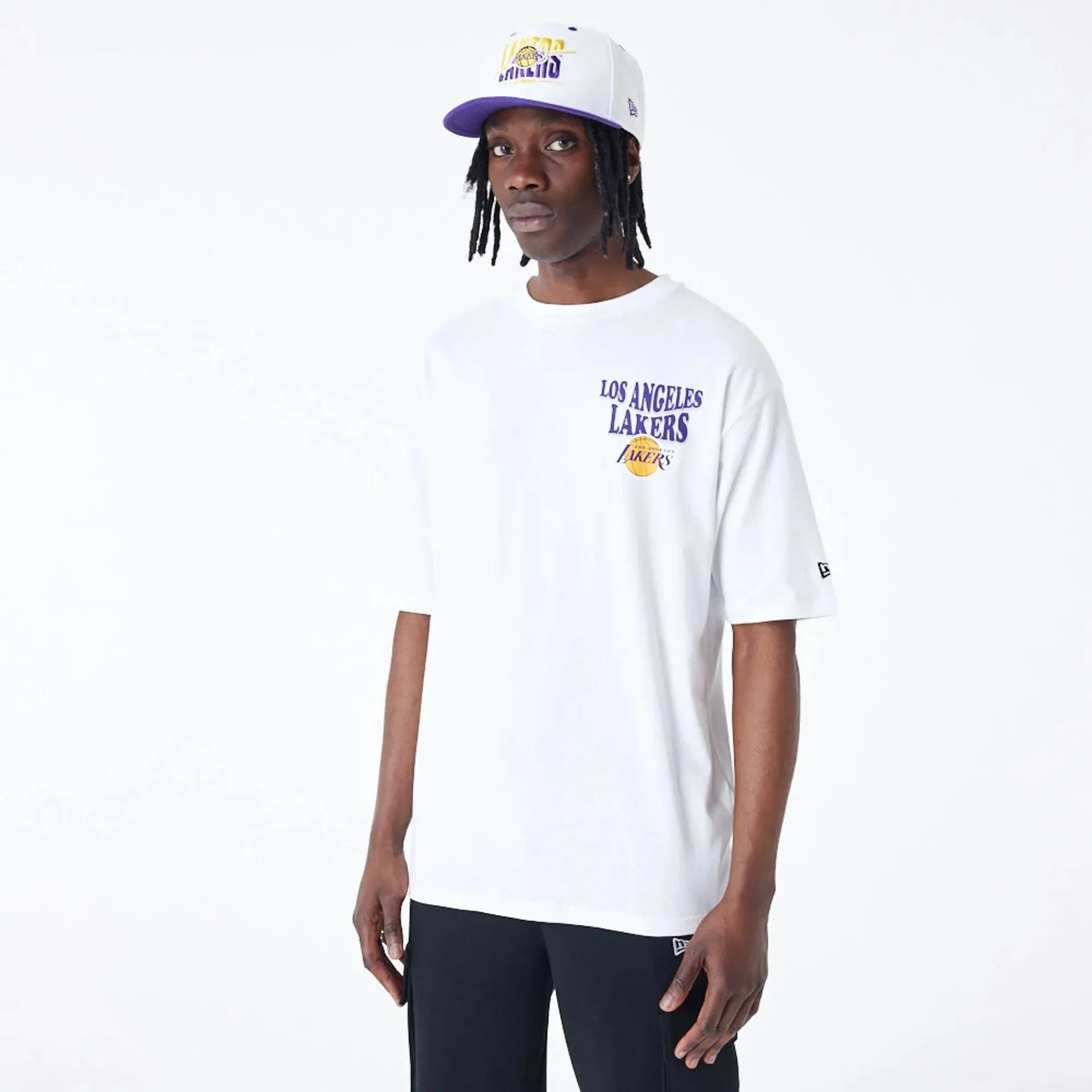 Camiseta Oversized LA Lakers NBA Script