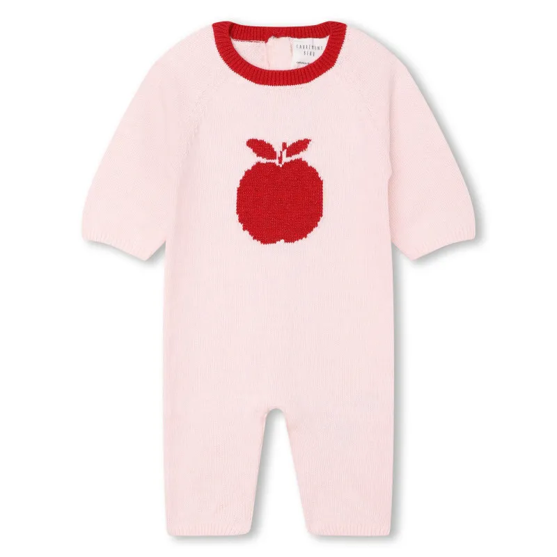 CARREMENT BEAU Mono de punto con manzana