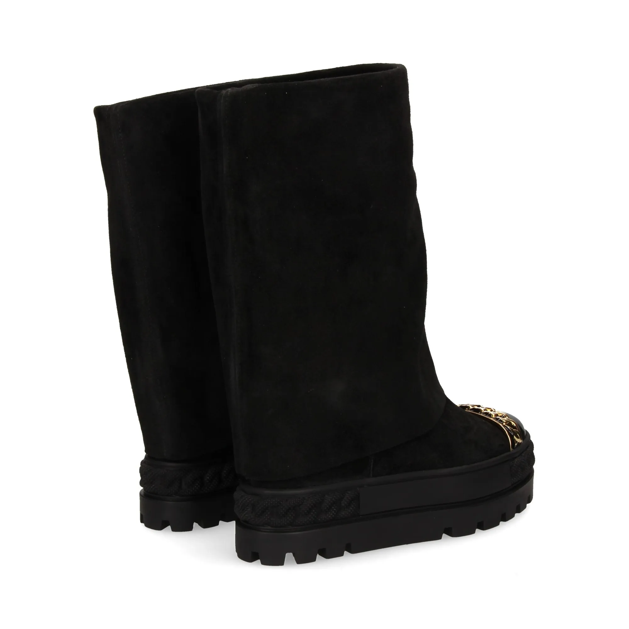 CASADEI Botas planas de Mujer NEGRO