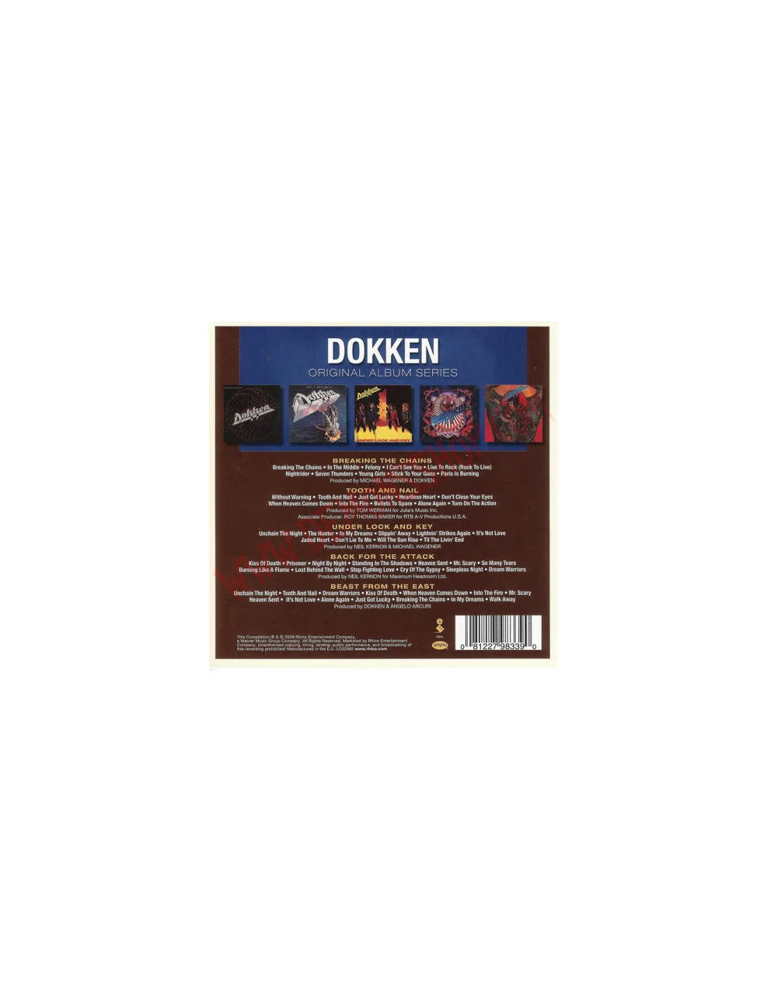 CD Dokken ‎– Original Album Series