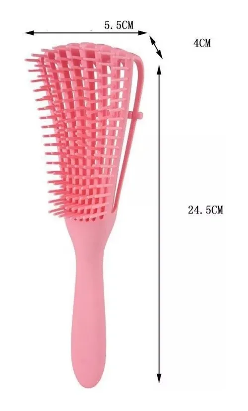 Cepillo Cabello Rizado Ondulado Desenredante Pelo Afro