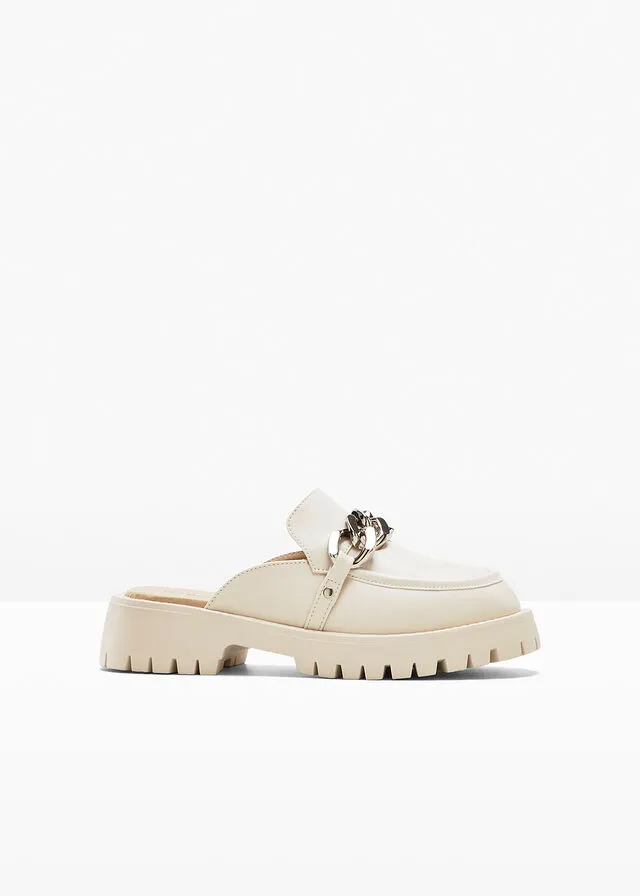 Chancletas marfil