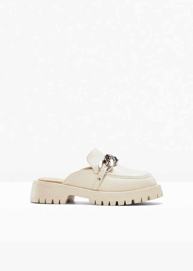Chancletas marfil