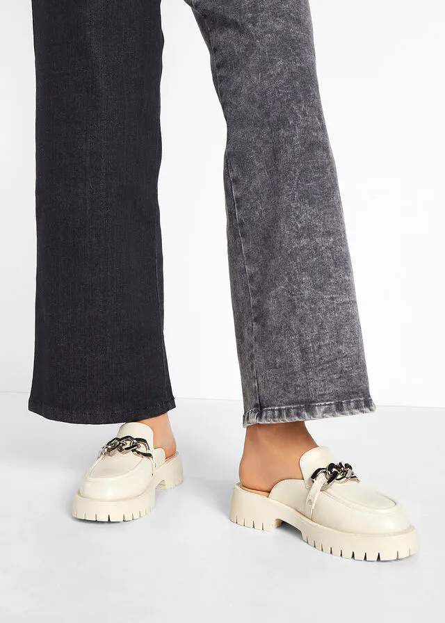 Chancletas marfil