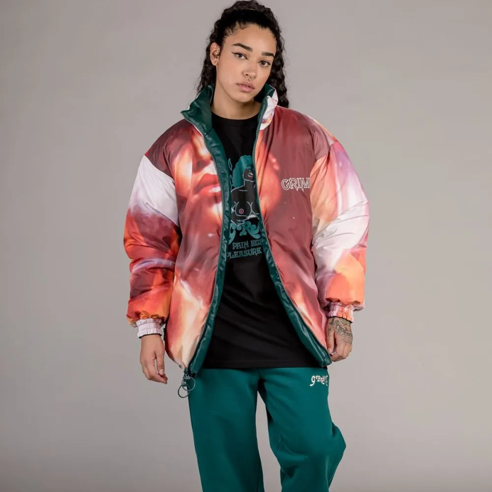 CHAQUETA PUFFY REVERSIBLE UNISEX GRIMEY "WEST BOUND"  BLACK | FALL 22