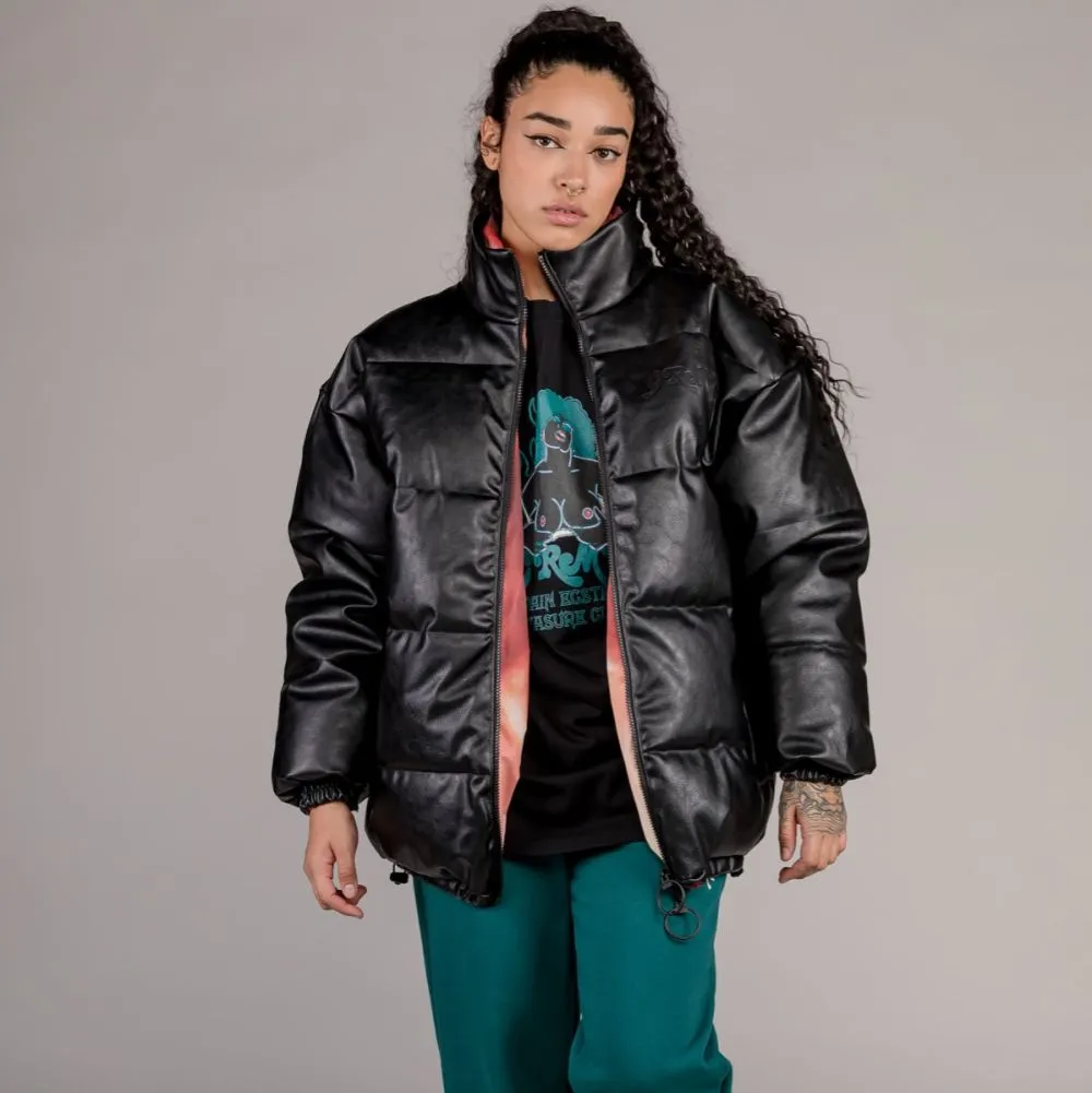 CHAQUETA PUFFY REVERSIBLE UNISEX GRIMEY "WEST BOUND"  BLACK | FALL 22