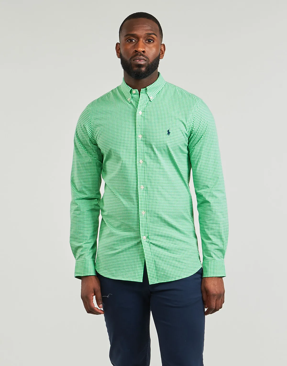 CHEMISE AJUSTEE SLIM FIT EN POPELINE RAYE