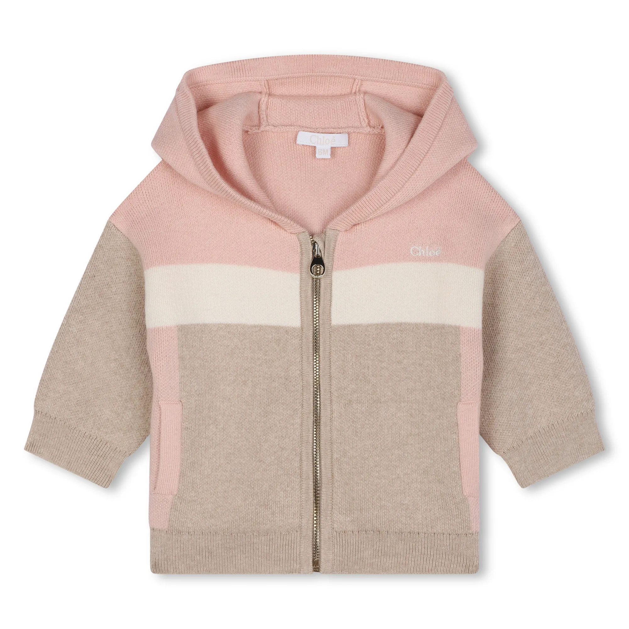 CHLOE Conjunto tricolor de punto