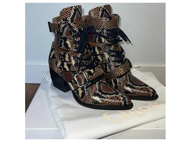 Chloé botines Multicolor 