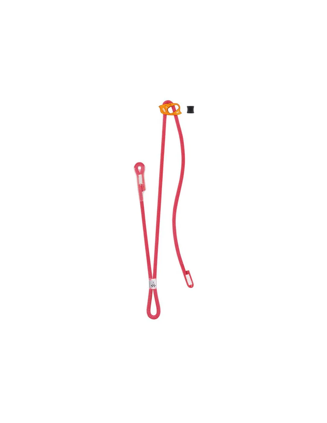 Conector de Escalada Petzl Dual Asjust Lanyard Rojo
