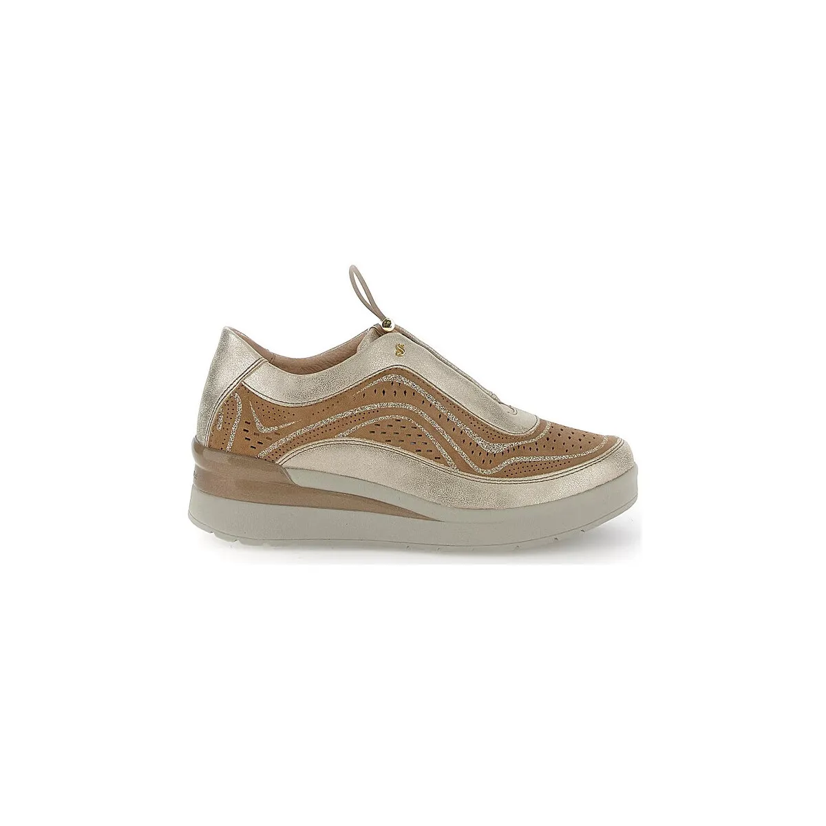CREAM 38 S. LAMINATED/VELOUR 221039 MARRÓN