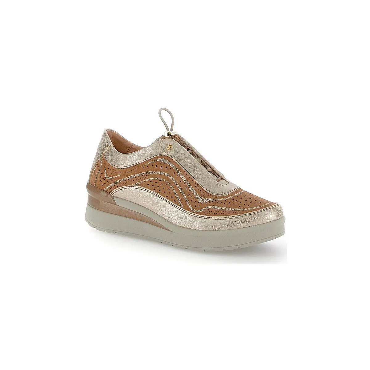 CREAM 38 S. LAMINATED/VELOUR 221039 MARRÓN