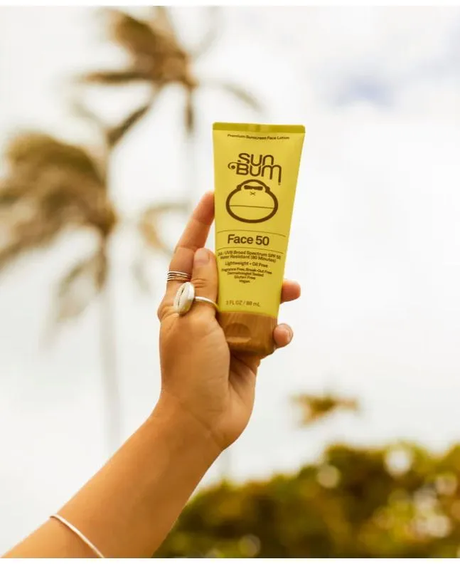 Crema Solar Facial Sun Bum Original SPF 50 Sunscreen Face Lotion 88ml