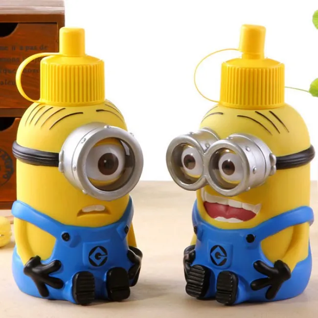 Cute Minions Cartoon Stainless Steel Big Vacuum Cup