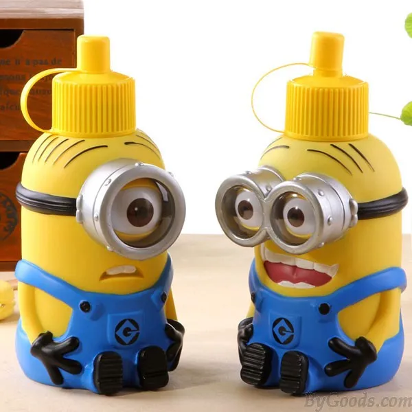 Cute Minions Cartoon Stainless Steel Big Vacuum Cup