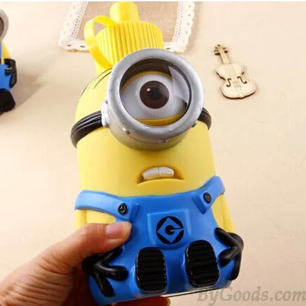 Cute Minions Cartoon Stainless Steel Big Vacuum Cup