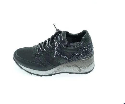 CUñA SNEAKER CETTI C1145 SRA NEGRO