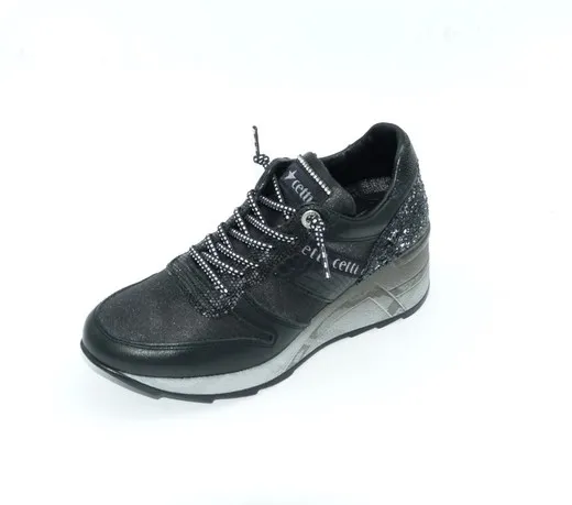 CUñA SNEAKER CETTI C1145 SRA NEGRO