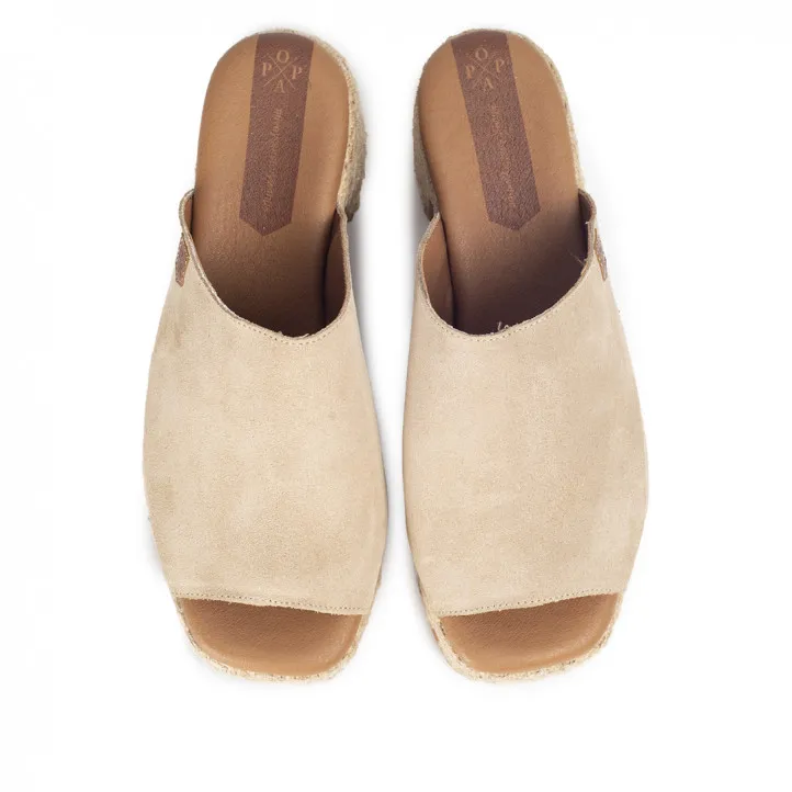 CUñA TACON TULUM SERRAJE BEIGE POPA