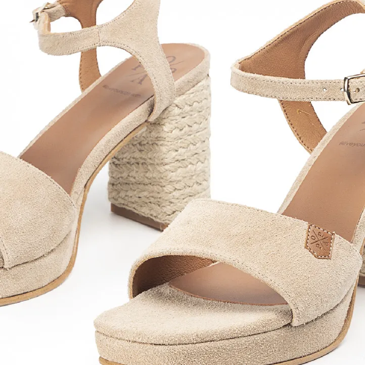 CUñA TACON VAO SERRAJE BEIGE POPA