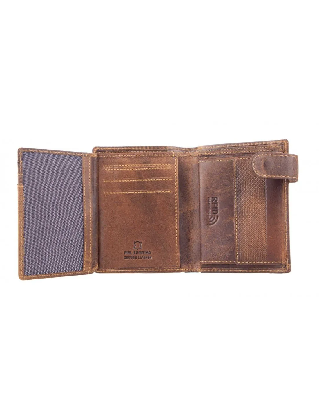 DAKAR  MONEDERO MARRóN K1071GE HOMBRE