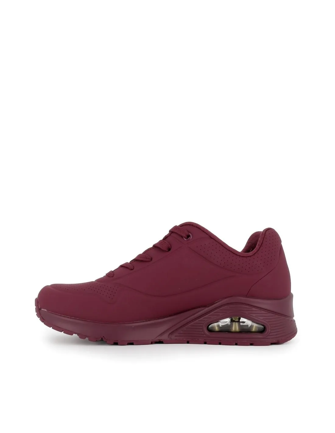 Deportiva cordón plataforma rosa Skechers