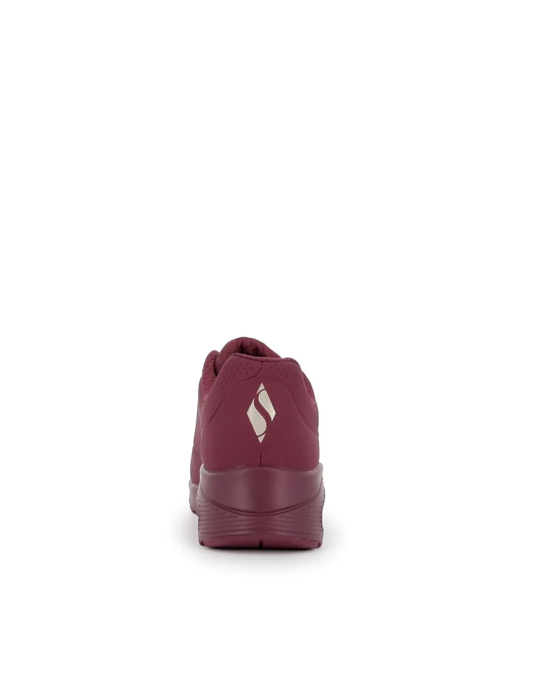 Deportiva cordón plataforma rosa Skechers