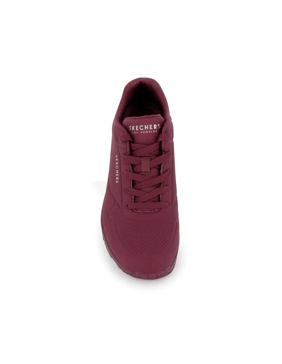 Deportiva cordón plataforma rosa Skechers