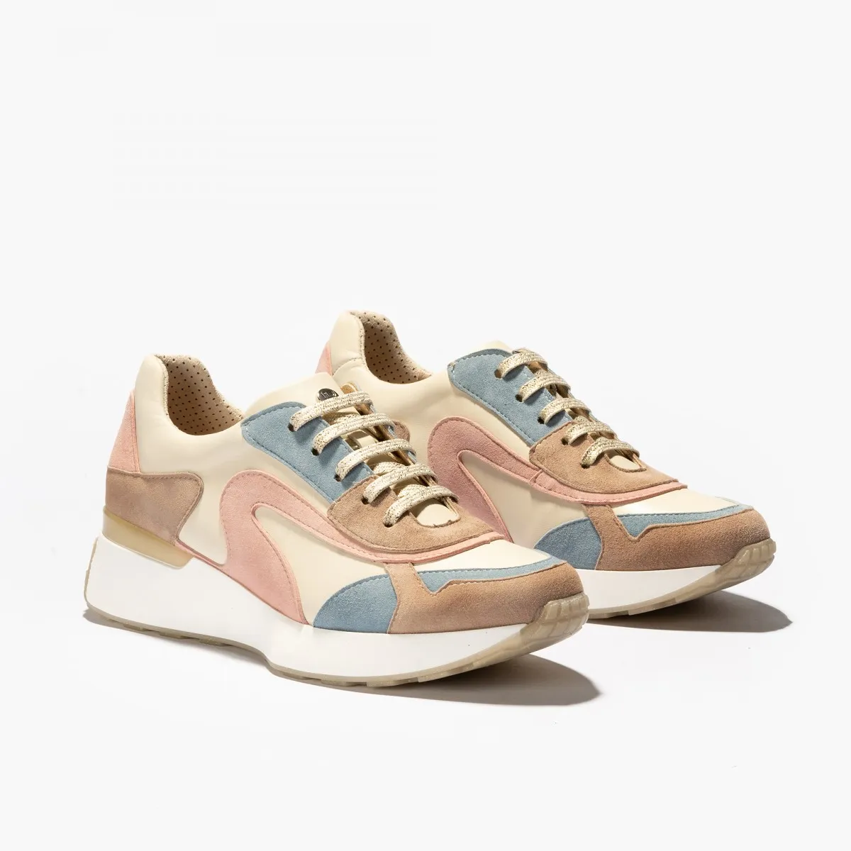 Deportivo de piel para mujer Pitillos piel colores p5161