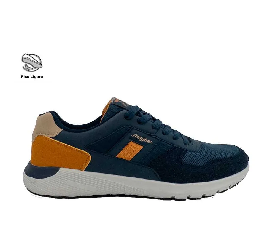 DEPORTIVO J´HAYBER CHADENA ZA582027 CÓMODA Y LIGERA URBAN CASUAL PARA HOMBRE MIXTO REJILLA Y SINTÉTICO MARINO 27745