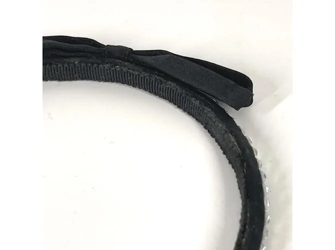 Diadema de cabello negro Miu Miu Katyusha 