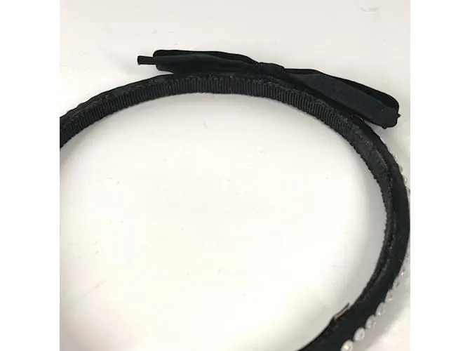 Diadema de cabello negro Miu Miu Katyusha 