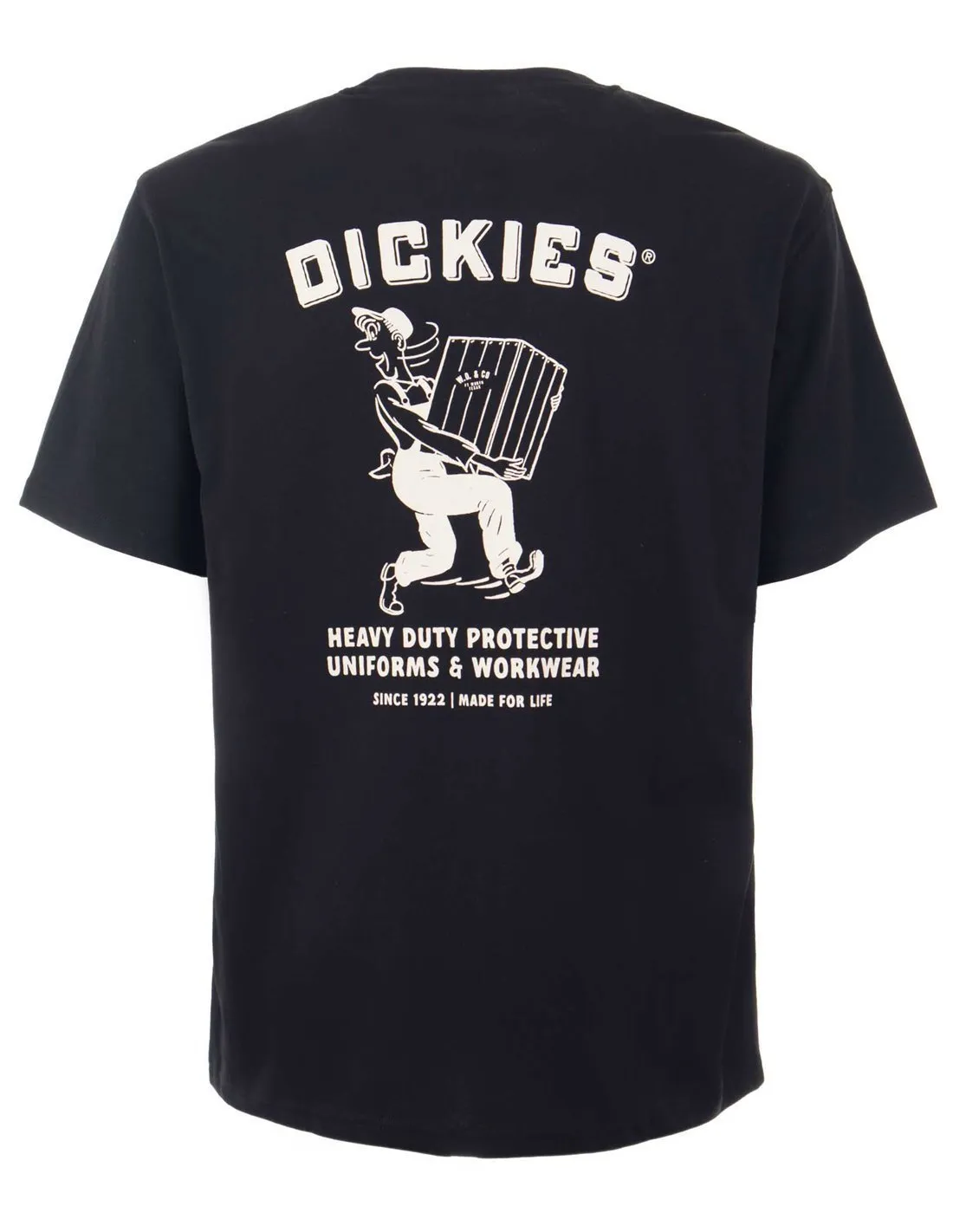 DICKIES  CAMISETA NEGRA DICKIES BUILDER DK0A85SYBLK1 HOMBRE