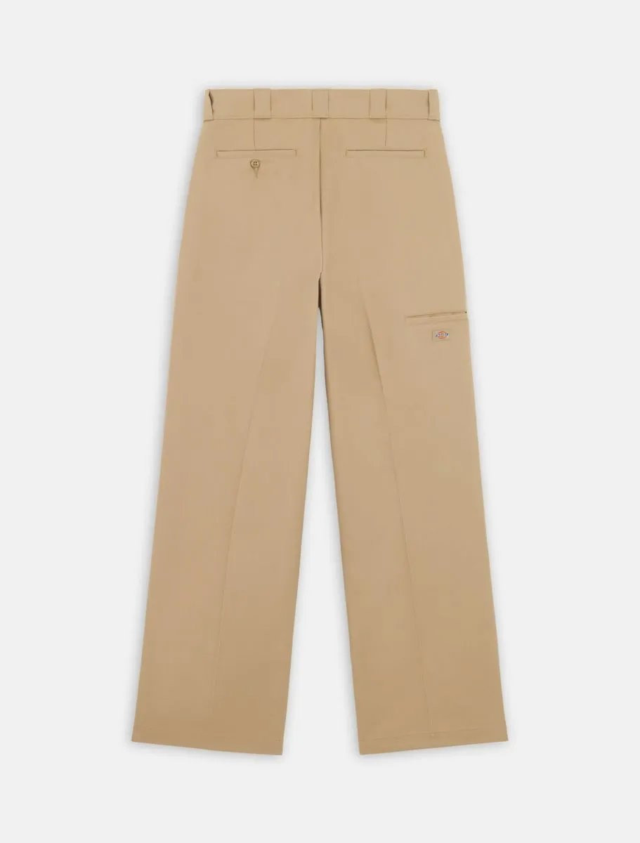 dickies pantalón mujer double knee rec khaki