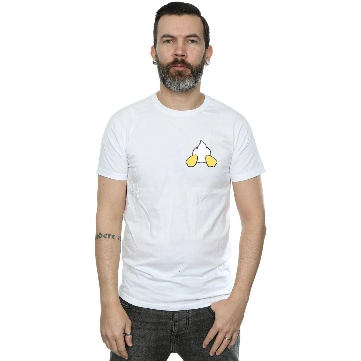Donald Duck Backside Breast Print