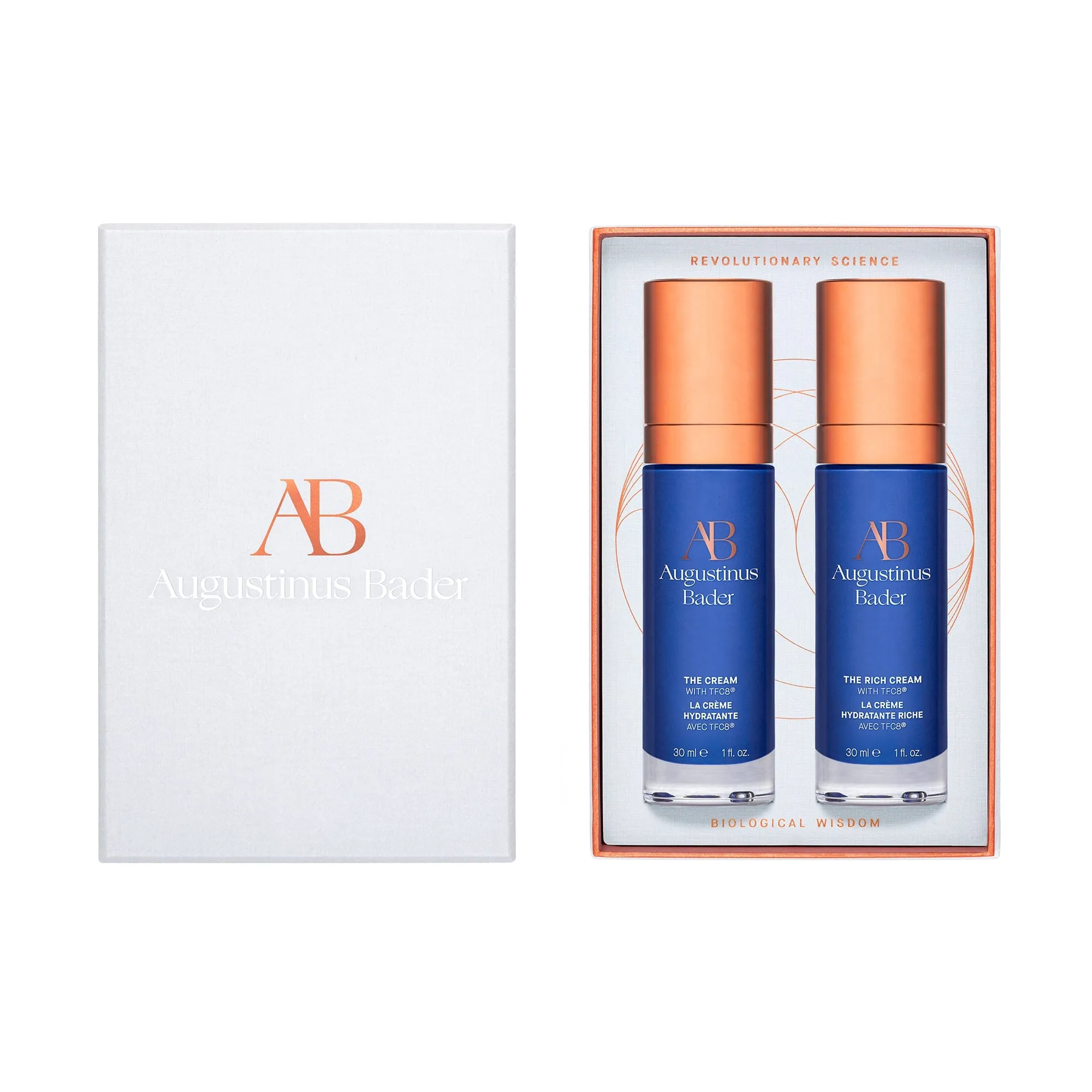 Duo The Cream y The Rich Cream Augustinus Bader Discovery Dúo