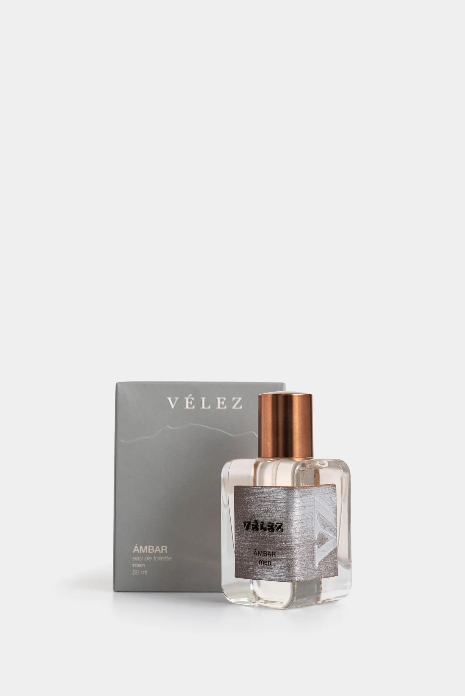 Eau de toilette Ámbar viajero masculino 50ml