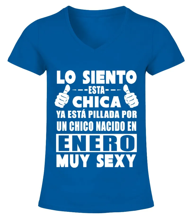 ENERO CHICO Camiseta cuello pico Mujer