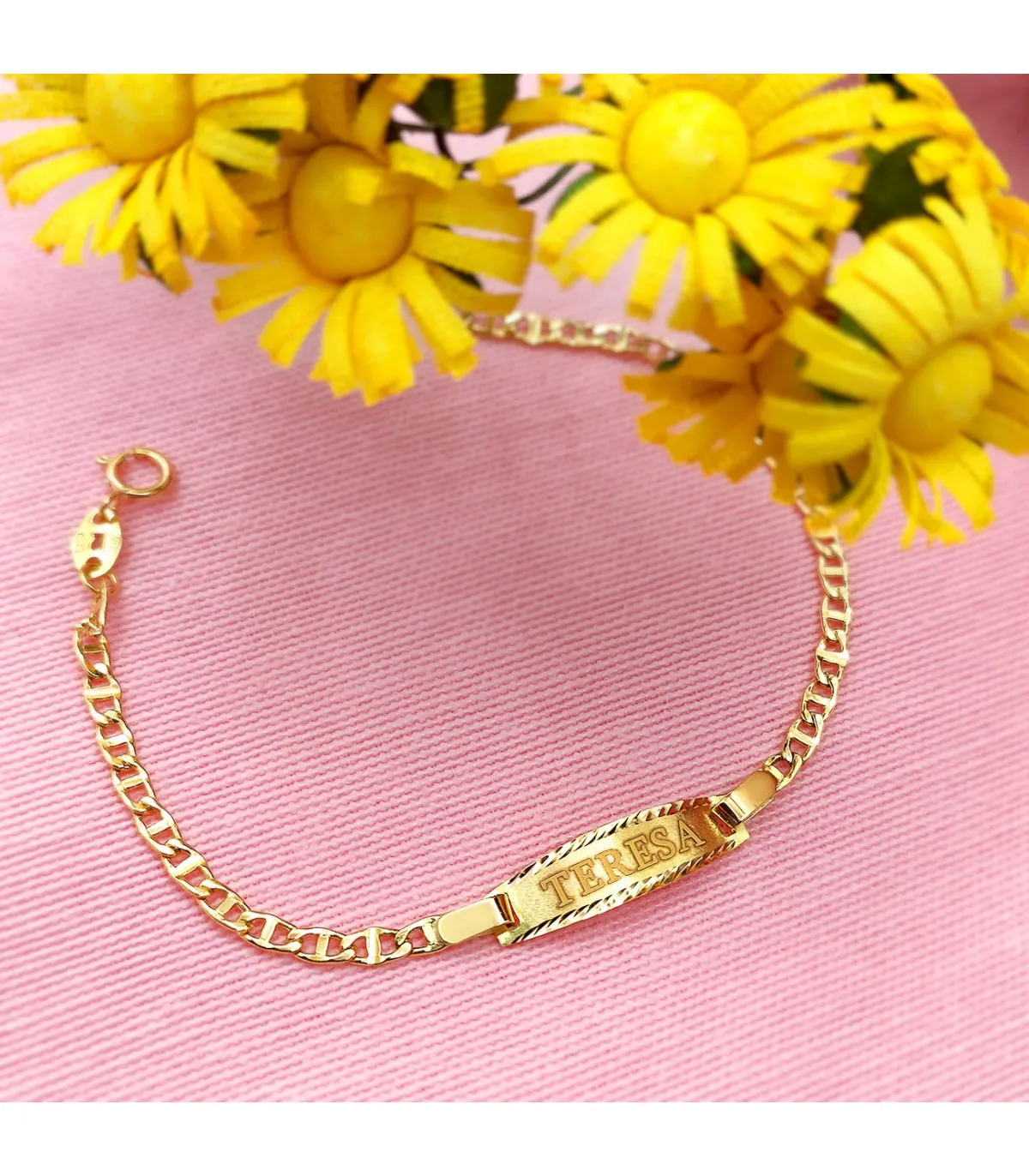 Esclava bebé Oro amarillo 18K Ancla