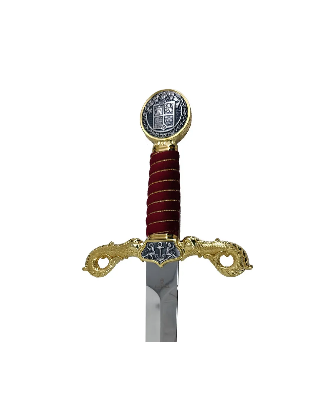 Espada Cristobal Colón en Oro